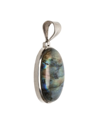 Ciondolo di labradorite in argento...