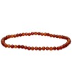 Pulsera di Granato Arancione Sfaccettato 3mm