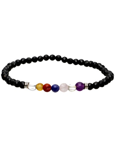 Braccialetto di Tormalina con Chakras...