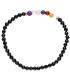 Bracciale di Tormalina con Chakra Sfaccettata 4mm