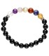 Pulsera de Ónix con Chakras Facetada 8mm