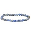 Pulseira infantil de cianite de 4 mm