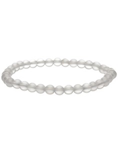Pulseira de ágata branca de...