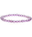 Pulsera de Amatista Lavanda Facetada 6mm
