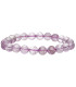 Bracelet d'améthyste lavande à facettes 8mm