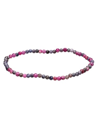 Pulsera Facetada de Zafiro Multicolor...