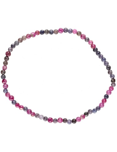 Bracciale sfaccettato multicolore in...