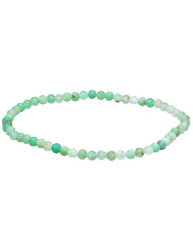 Pulsera Sfaccettata di Crisoprasio 3mm