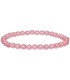 4mm Dyed Pink Jade Bracelet for Kids