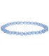 Pulsera Infantile di Giada Blu Tinta 4mm