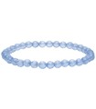 Pulsera Infantile di Giada Blu Tinta 4mm