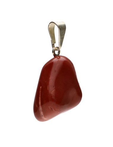 Colgante Rotondo di Diaspro Rosso