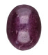 Cabochão de rubi estrela
