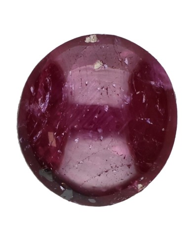 Cabochão de rubi estrela