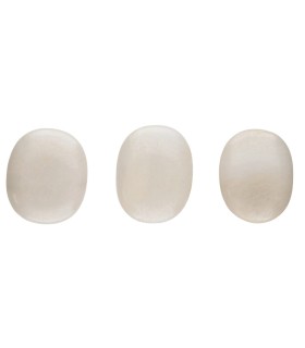 Tumbled Milky Quartz Flat