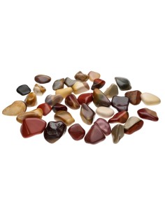 Coroas de jaspe mokaite 2x1 cm