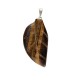 Pendentif feuille d'oeil de tigre
