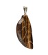 Pendentif feuille d'oeil de tigre
