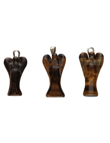 Tiger Eye Angel Pendant