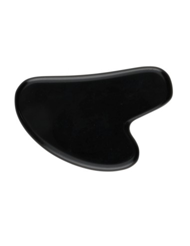 Gua Sha pequeno de obsidiana