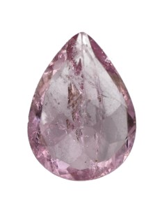 Topaze rose facettée