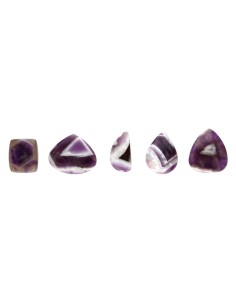Amethyst Chevron cabochon 2