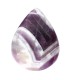 Cabochão de ametista em Chevron