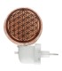 Lampe de sel Fleur de vie avec douille