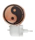 Lámpara de Sal Ying Yang con Enchufe