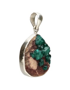Pendentif dioptase en... 2