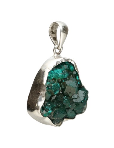 Dioptase Pendant in 925 Sterling...