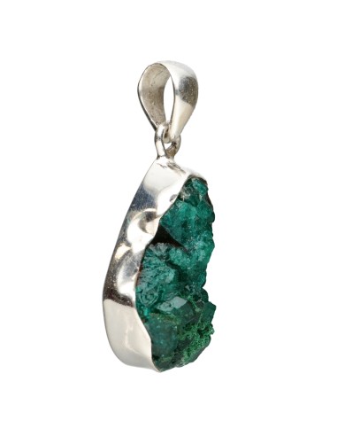 Dioptase Pendant in 925 Sterling...