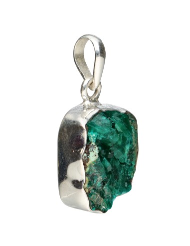Pendente Dioptase em prata de lei 925...