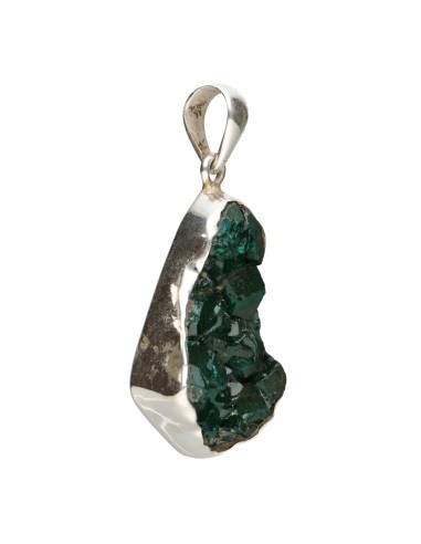 Dioptase Pendant in 925 Sterling...