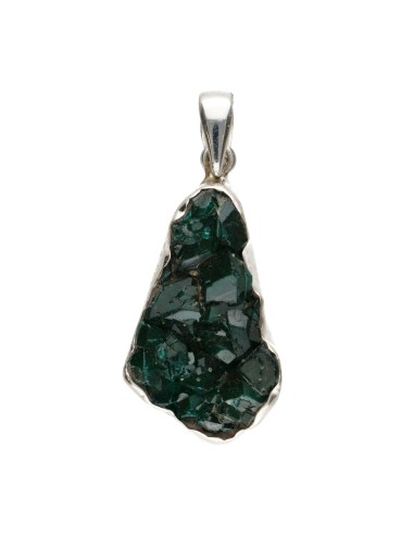 Dioptase Pendant in 925 Sterling...