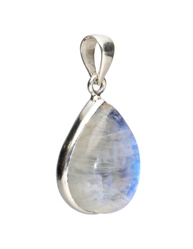 Pendentif pierre de lune en argent...