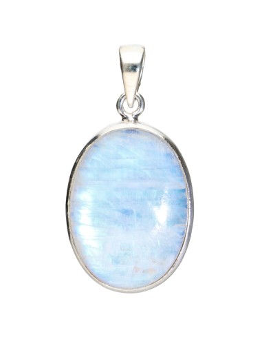 Pendentif pierre de lune en argent...