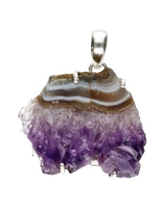 Amethyst Druse Pendant in...