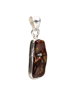 Fire Agate Pendant in 925... 2