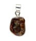 Fire Agate Pendant in 925 Sterling Silver (35T)