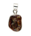 Fire Agate Pendant in 925 Sterling Silver (35T)