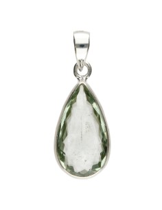 Green Amethyst Pendant in...