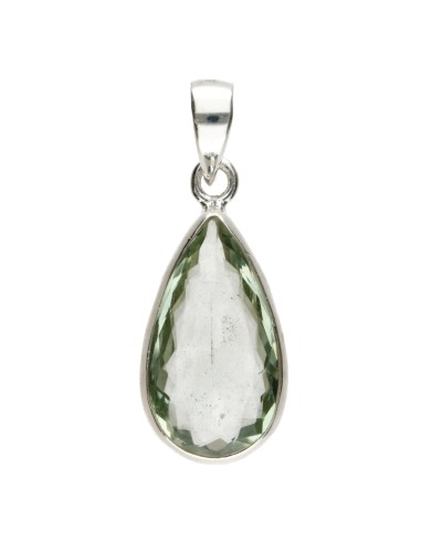 Colgante di Ametista Verde in Argento...