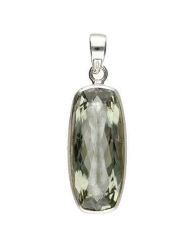 Colgante di Ametista Verde in Argento...