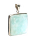 Colgante di Aragonito Blu in Argento Sterling 925 (40T)
