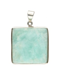 Blue Aragonite Pendant in...