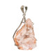 Pendentif en argent 925 en zéolite orange (42T)