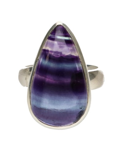 Anel Fluorite em Prata de Lei 925 (48T)