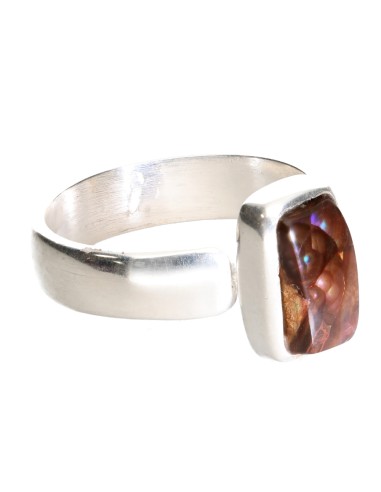 Fire Agate Ring in 925 Sterling...
