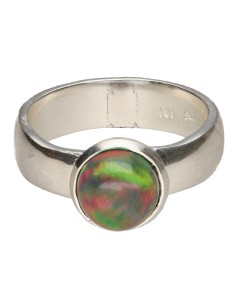 Anillo de Ópalo Negro en...